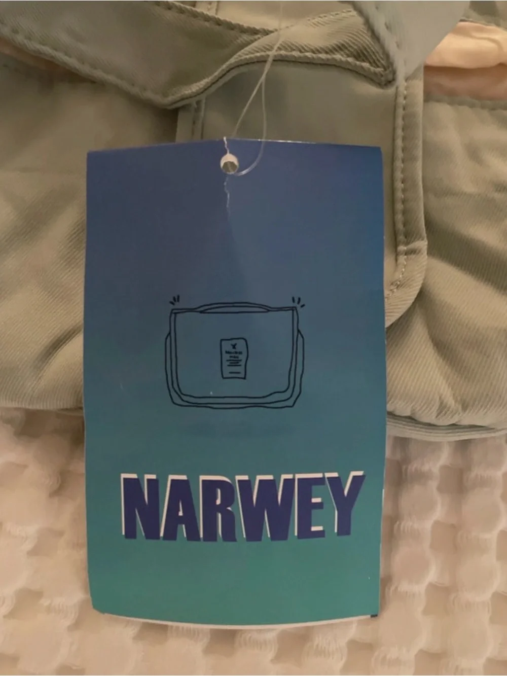 Narwey Cosmetics Makeup Travel Bag Drawstring Toiletries NEW